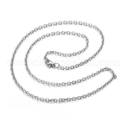 304 Stainless Steel Necklaces US-NJEW-E080-12P-1