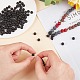 Synthetic Lava Rock Beads Strands US-G-S277-6mm-01-3