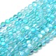 Synthetic Moonstone Beads Strands US-G-F142-8mm-03-1