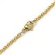 Trendy Unisex 304 Stainless Steel Cable Chain Necklaces US-NJEW-L043-16G-3