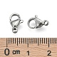 304 Stainless Steel Lobster Claw Clasps US-STAS-G035-D-3