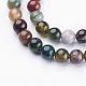 Natural Indian Agate Beads Strands US-GSR6mmC002-2