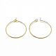 Brass Hoop Earrings US-KK-T032-005G-1