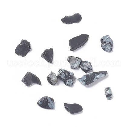 Natural Snowflake Obsidian Chips US-G-D0004-01-1