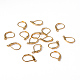 Brass Leverback Earring Findings US-EC223-G-3