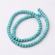 1 Strand Synthetic Turquoise Rondelle Beads Strands US-X-TURQ-G109-6x4mm-06-2