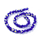 Round Millefiori Glass Beads Strands US-LK-P002-02-2