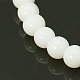 Round White Glass Beads Strands US-X-GR8mm26Y-5