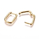 Brass Huggie Hoop Earrings US-EJEW-L234-61-G-1