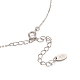 Rhodium Plated 925 Sterling Silver Pendant Necklaces US-NJEW-H209-01P-3