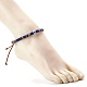 Ethnic Cord Anklet for Girl Women US-AJEW-AN00449-4