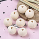 Natural Unfinished Wood Beads US-WOOD-S651-A10mm-LF-5