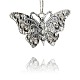Vintage Butterfly Pendant Necklace Findings US-TIBE-M001-80F-2
