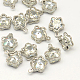 Flower Alloy Charms US-ZIRC-R007-044A-02-1