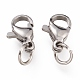 304 Stainless Steel Lobster Claw Clasps US-STAS-G240-01B-P-2
