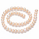 Natural Cultured Freshwater Pearl Beads Strands US-PEAR-R013-07-2