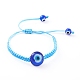 Adjustable Nylon Thread Braided Bead Bracelets US-BJEW-JB06066-2