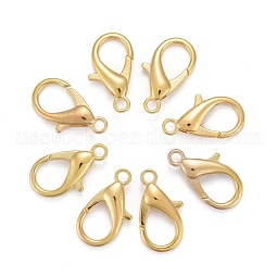 Zinc Alloy Lobster Claw Clasps US-E107-G-NF