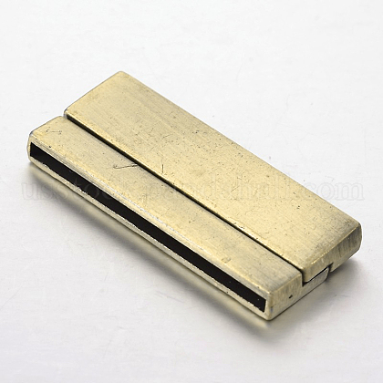 Tibetan Style Alloy Magnetic Clasps US-PALLOY-O062-13-RS-1