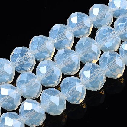 Electroplate Glass Beads Strands US-EGLA-A034-J10mm-A04-1