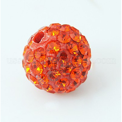 Pave Disco Ball Beads US-RB-H258-8MM-236-1
