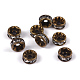 Brass Rhinestone Spacer Beads US-RB-A014-Z6mm-01AB-NF-1