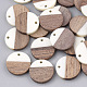 Resin & Walnut Wood Pendants US-RESI-S358-02C-01-1