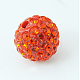 Pave Disco Ball Beads US-RB-H258-8MM-236-1