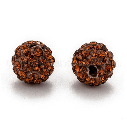 Pave Disco Ball Beads US-RB-A130-10mm-22-1