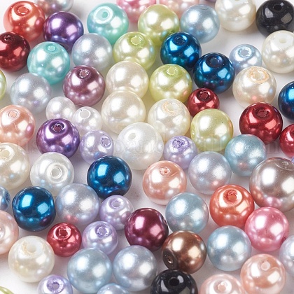 Glass Pearl Beads US-HY-XCP0002-01-1