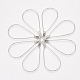 304 Stainless Steel Wire Pendants US-STAS-S103-08-1