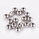 304 Stainless Steel Smooth Round Spacer Beads US-STAS-M006-01B-1