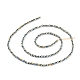 Electroplate Glass Beads Strands US-EGLA-F149-FP-09-4