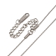 304 Stainless Steel Coreana Chain Necklace for Women US-NJEW-G097-03P-2