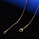 Vacuum Plating 304 Stainless Steel Coreana Chain Necklace US-NJEW-S420-006B-G-4