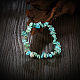 Natural Turquoise Chips Stretch Bracelets US-BJEW-BB16534-F-5