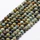 Natural African Turquoise(Jasper) Beads Strands US-G-D840-90-6mm-1