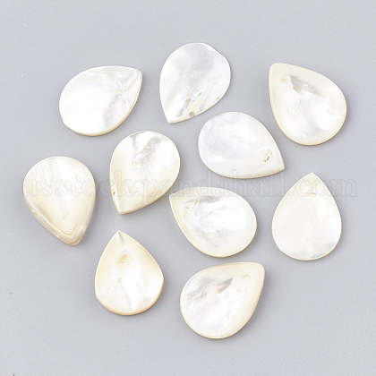 Natural White Shell Beads US-SHEL-T005-04-1
