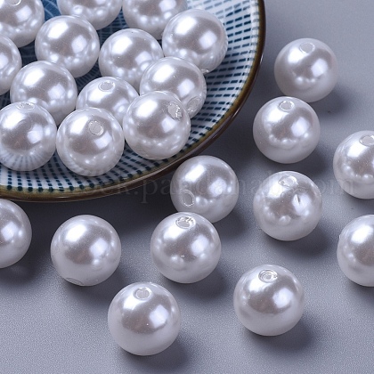 Imitated Pearl Acrylic Beads US-PACR-14D-1-1-1