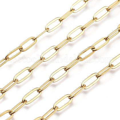 3.28 Feet Ion Plating(IP) 304 Stainless Steel Cable Chains US-X-CHS-M002-01G-1