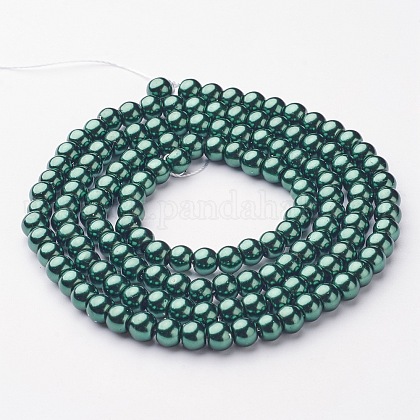 Glass Pearl Beads Strands US-HY-6D-B59-1