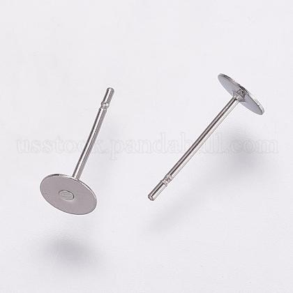 304 Stainless Steel Stud Earring Settings US-STAS-K146-009-5mm-1