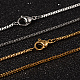 304 Stainless Steel Box Chain Necklaces US-NJEW-O096-08-1