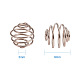 Iron Wrap-around Spiral Bead Cages US-IFIN-PH0012-01P-2