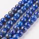 Natural Lapis Lazuli Beads Strands US-G-G099-8mm-7B-5