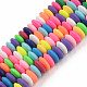 Handmade Polymer Clay Beads Strands US-CLAY-N008-064-A02-1