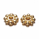 Alloy Daisy Spacer Beads US-PALLOY-L166-31G-2
