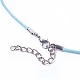 Waxed Cord Necklace Making US-NCOR-T001-M-3