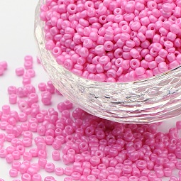 Baking Paint Glass Seed Beads US-SEED-US0003-4mm-K2
