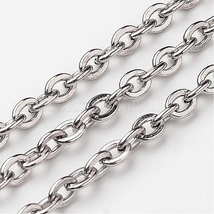 304 Stainless Steel Cable Chains US-CHS-K002-02-3.5mm-1